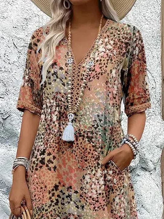 Harper | Rochie Vibrantă Mid-Length 