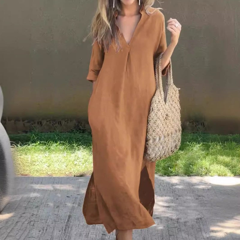 Andrea | Rochie elegantă cu decolteu în V