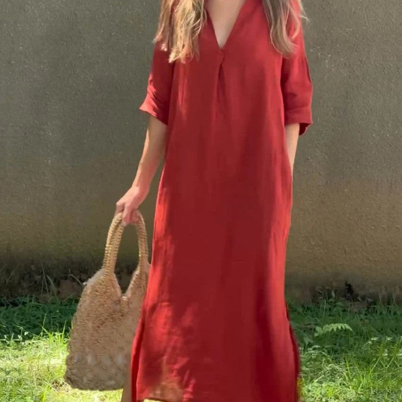 Andrea | Rochie elegantă cu decolteu în V