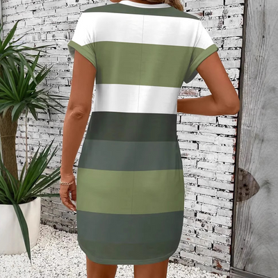 Rochie casual pentru femei cu model rotund