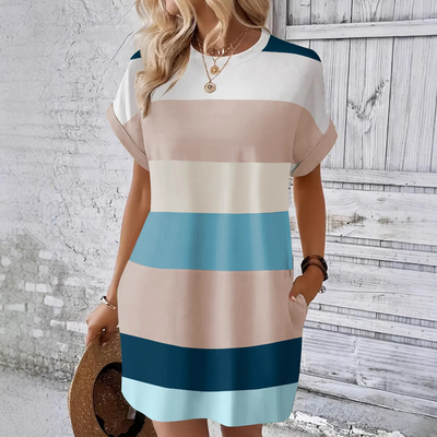 Rochie casual pentru femei cu model rotund