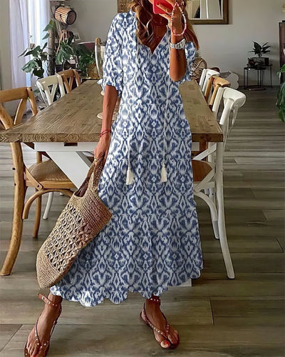 Diana™ - Rochie Boho cu Acoperire pentru Abdomen 