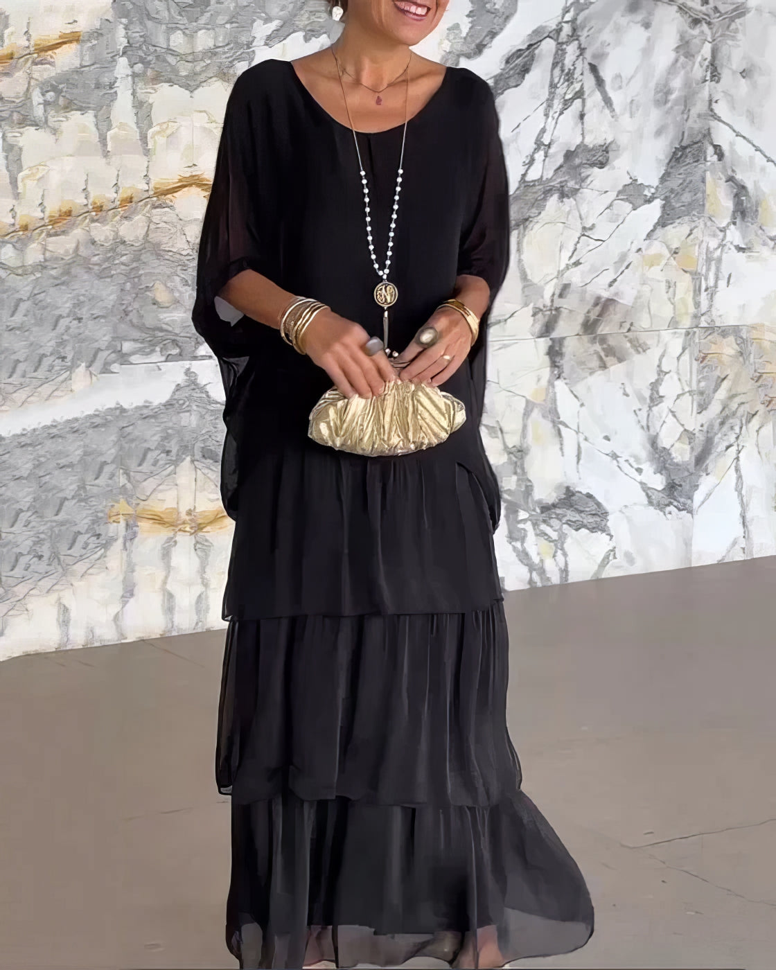 Robe artistice à coupe ample