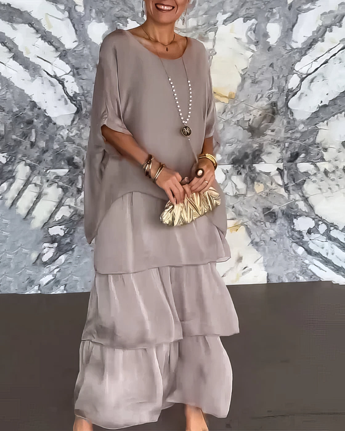 Robe artistice à coupe ample