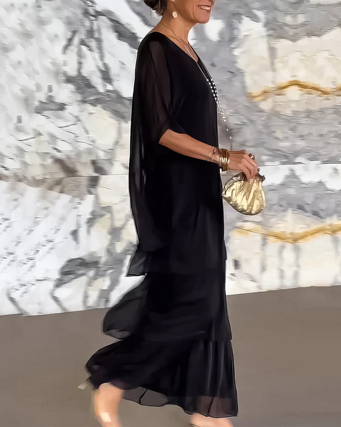 Robe artistice à coupe ample