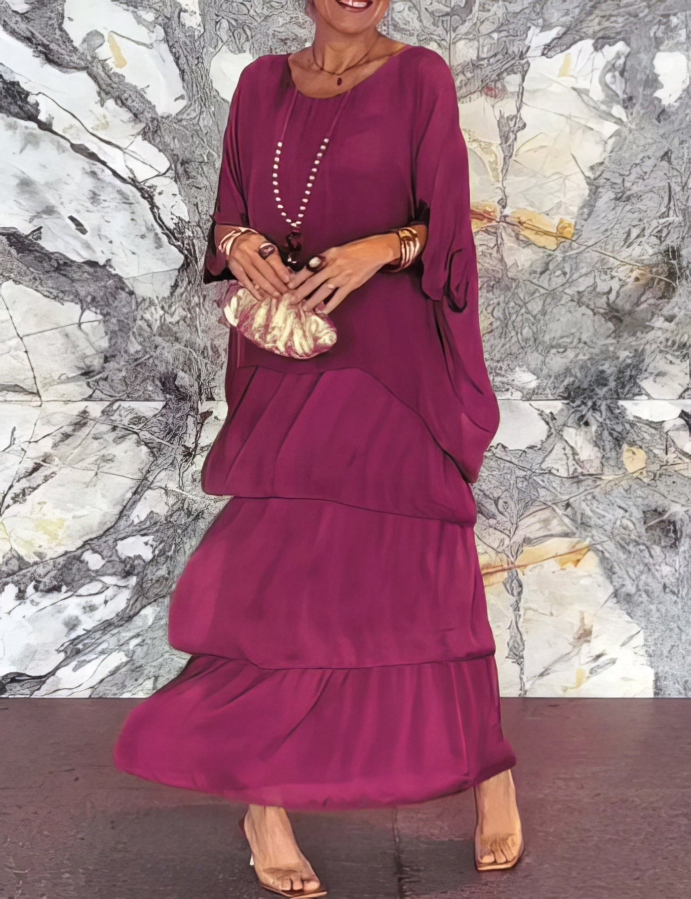 Robe artistice à coupe ample