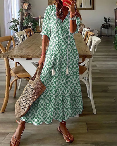 Diana™ - Rochie Boho cu Acoperire pentru Abdomen 