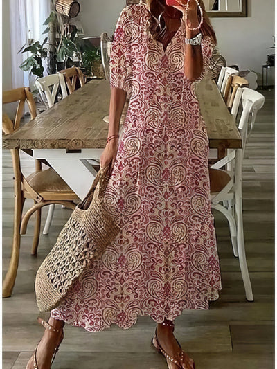 Diana™ - Rochie Boho cu Acoperire pentru Abdomen 