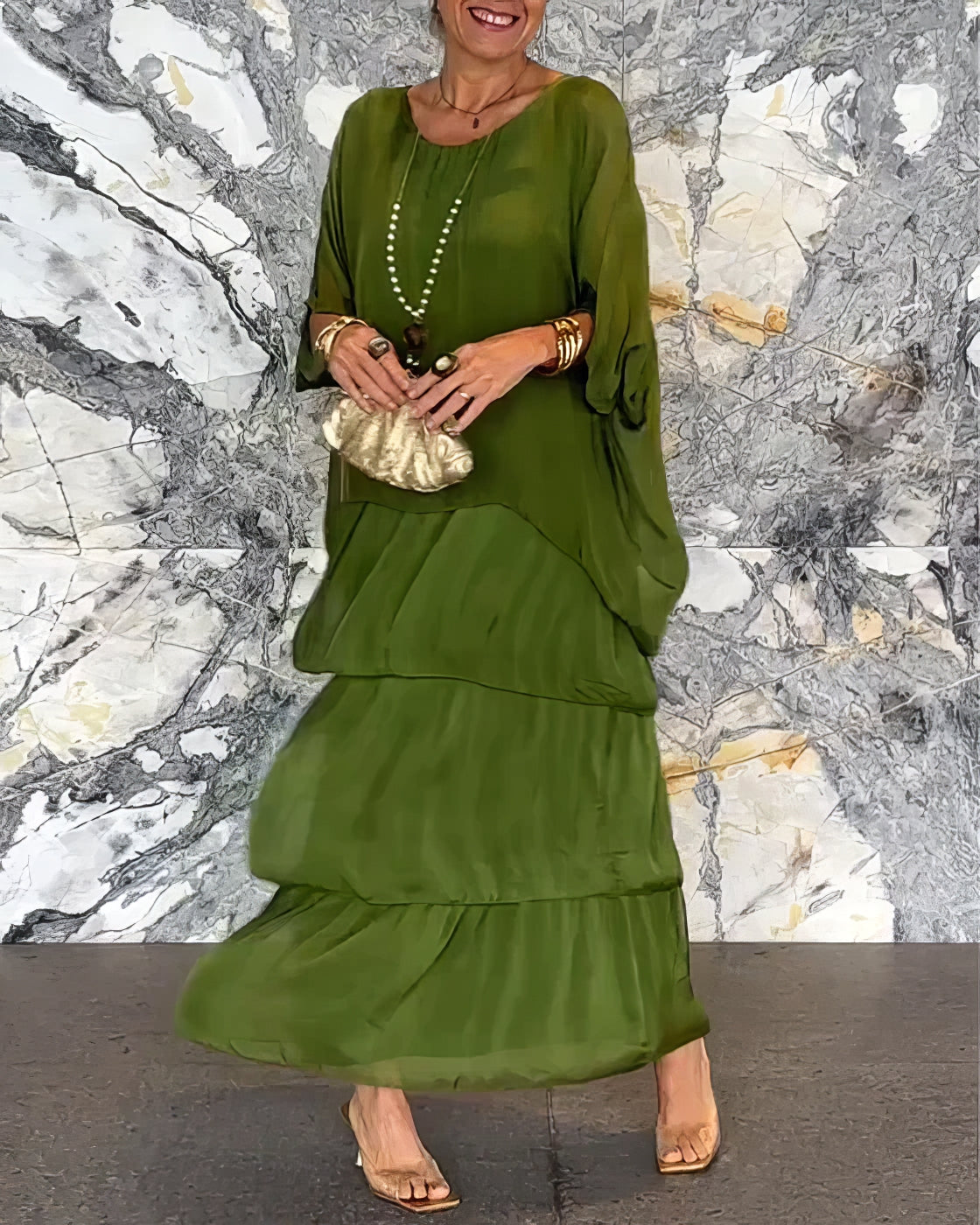 Robe artistice à coupe ample