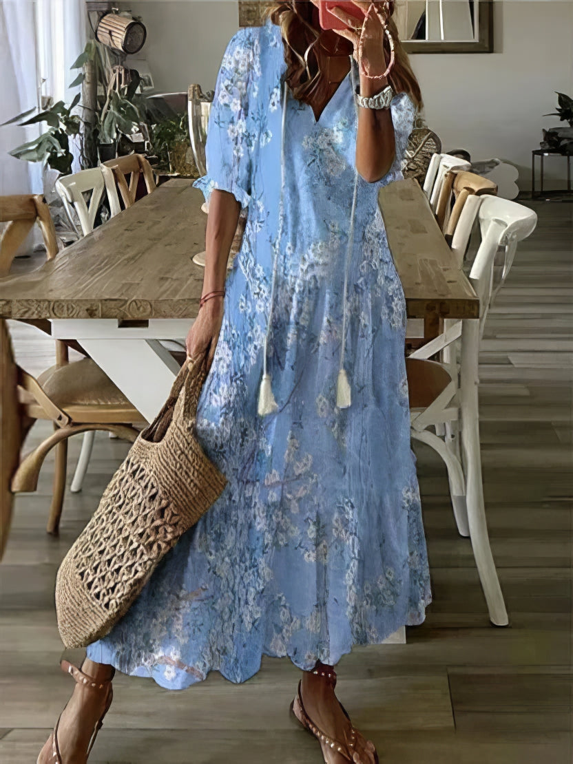 Diana™ - Rochie Boho cu Acoperire pentru Abdomen 